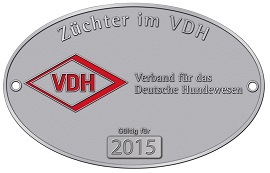 VDH-Plakette-2015 - Wir zuechten im VDH